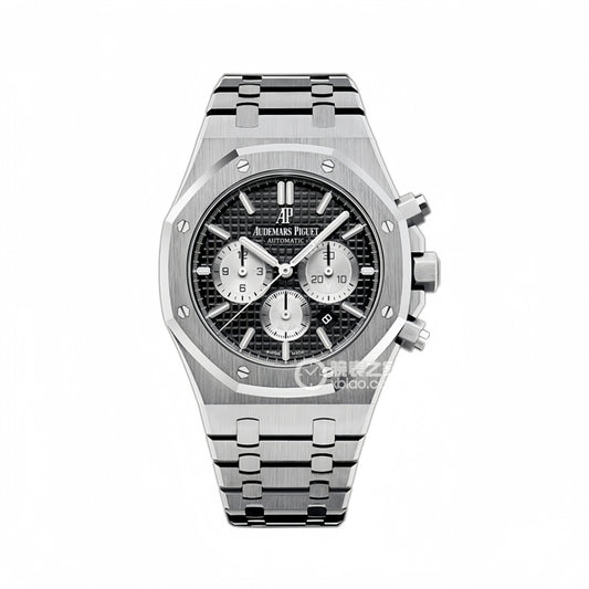 Royal Oak Chrono 26331 SS IPF 1:1 Best Edition Cadran noir/blanc sur bracelet SS A7750 