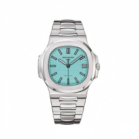 Nautilus 5711 3KF 1:1 Meilleure édition Cadran bleu Tiffany sur bracelet SS A324 Super Clone V2