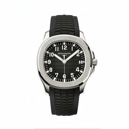 Aquanaut 5167 SS 3KF Best Edition Gray Dial on Black Rubber Strap A324 Super Clone V2