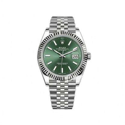 DateJust 41 126334 Clean 1:1 Best Edition 904L Steel Green Dial on Jubilee Bracelet VR3235