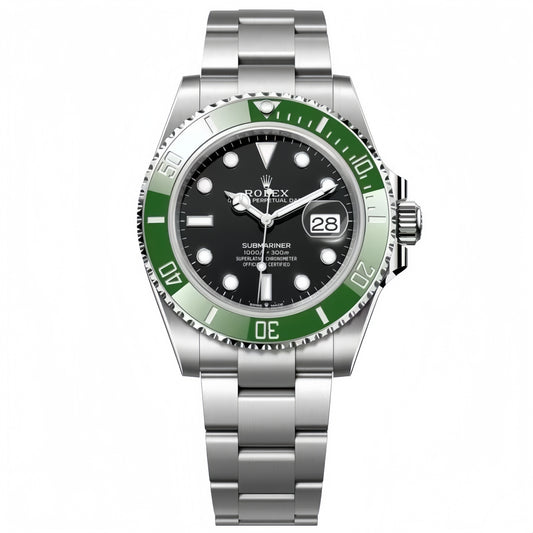 Submariner 41 mm 126610 LV Kermit 904L Acier propre 1:1 Meilleure édition VR3235