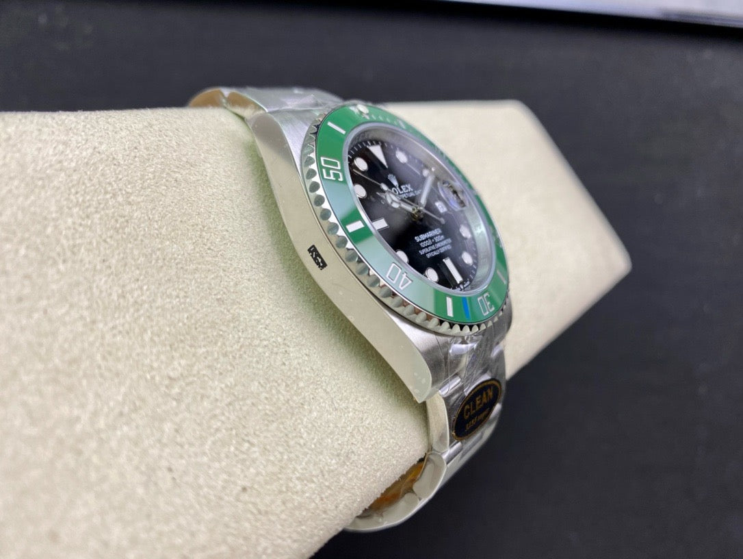 Submariner 41mm 126610 LV Kermit 904L Steel Clean 1:1 Best Edition VR3235