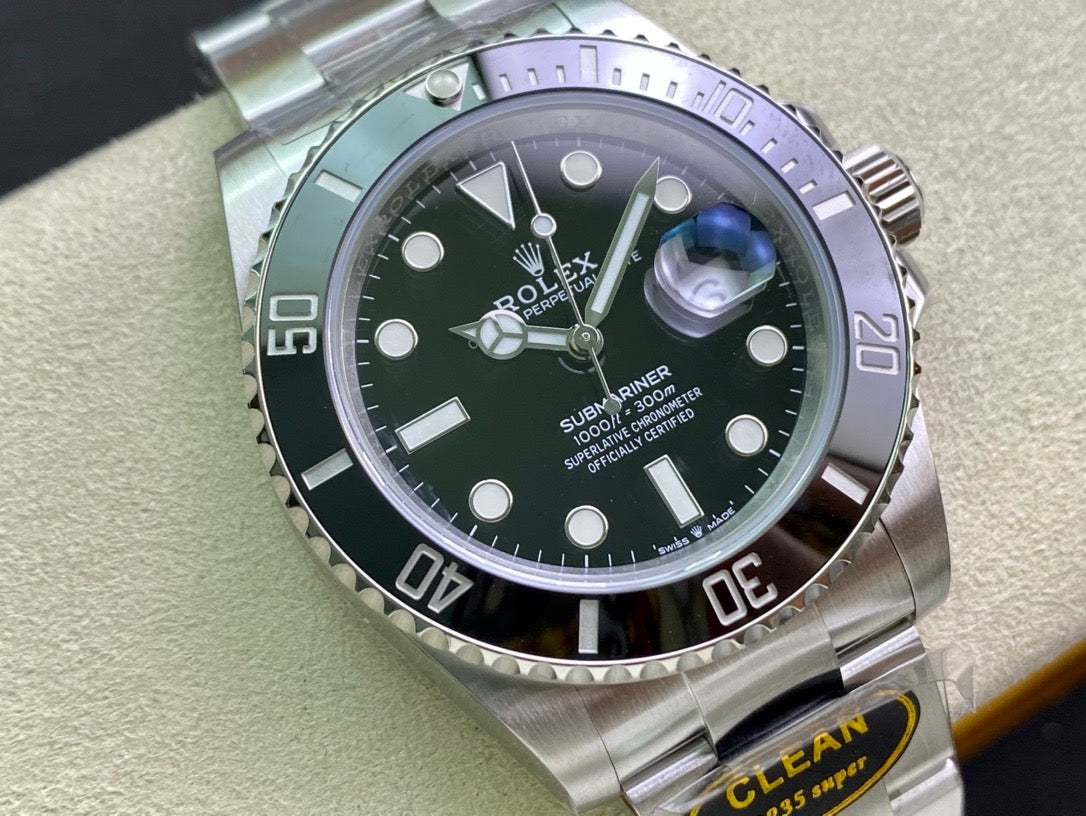 Submariner 41 mm 126610 LN céramique noire acier 904L propre 1:1 meilleure édition VR3235