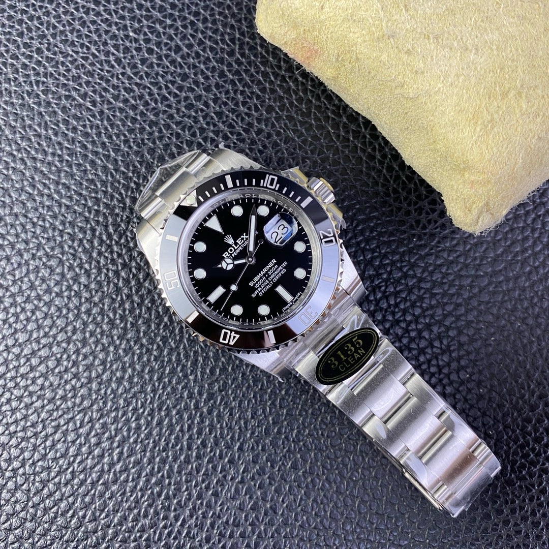 Submariner 116610 LN Black Ceramic Clean 904L 1:1 Best Edition on SS Bracelet SA3135