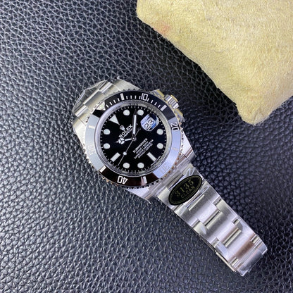 Submariner 116610 LN Black Ceramic Clean 904L 1:1 Best Edition on SS Bracelet SA3135