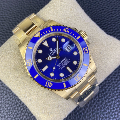 Submariner 41 mm 126618 LB Bleu Céramique 904L Acier Clean 1:1 Meilleure édition VR3235 