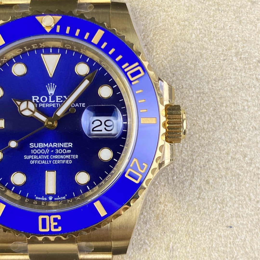 Submariner 41mm 126618 LB Blue Ceramic 904L Steel Clean 1:1 Best Edition VR3235