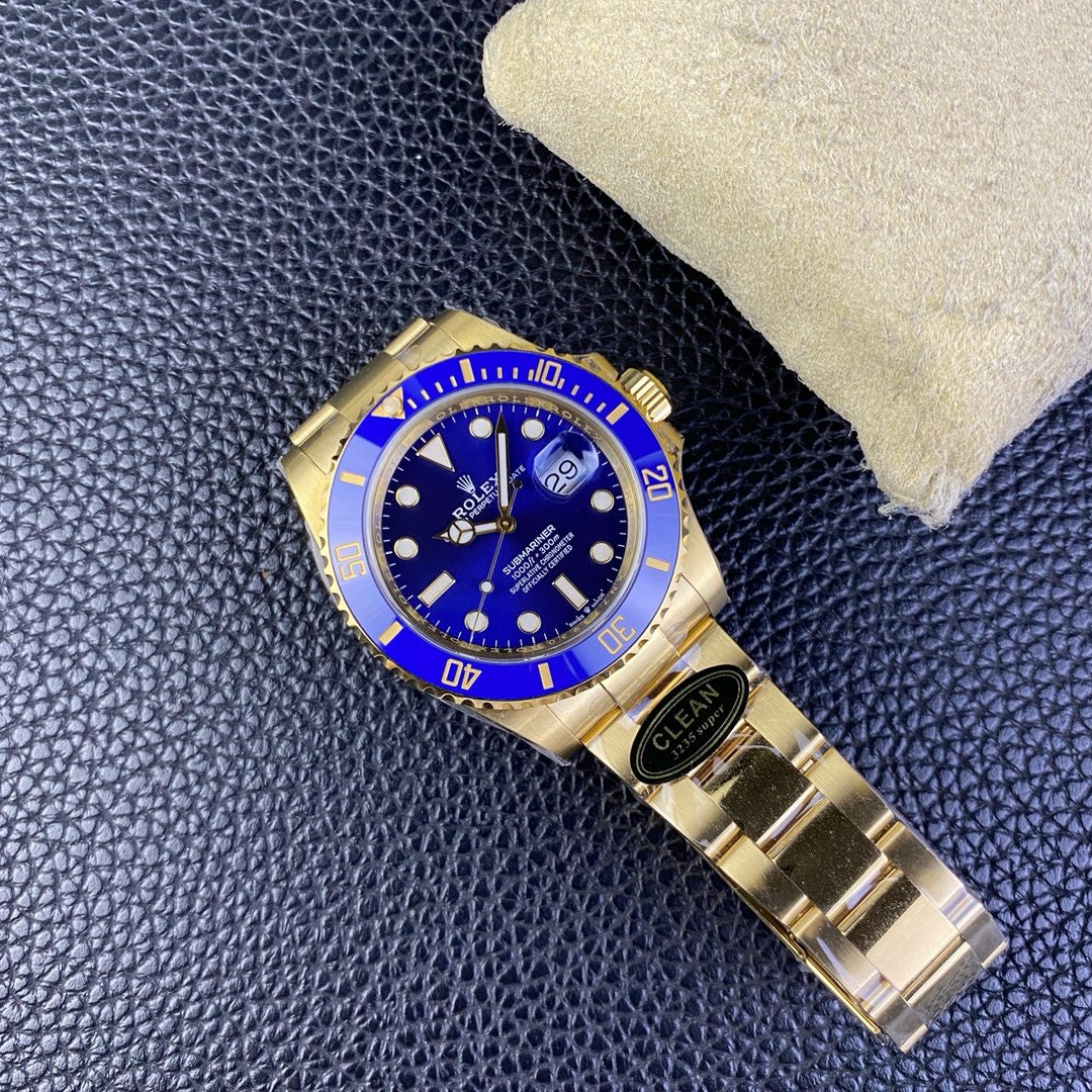 Submariner 41mm 126618 LB Blue Ceramic 904L Steel Clean 1:1 Best Edition VR3235