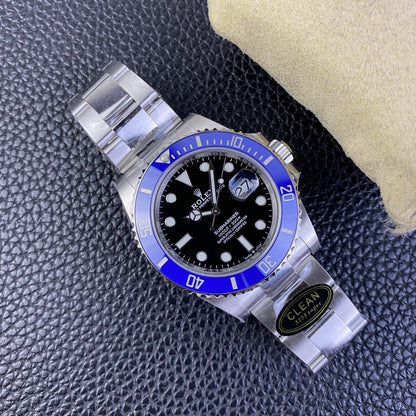 Submariner 41 mm 126619 LB Bleu Céramique 904L Acier Clean 1:1 Meilleure édition VR3235 