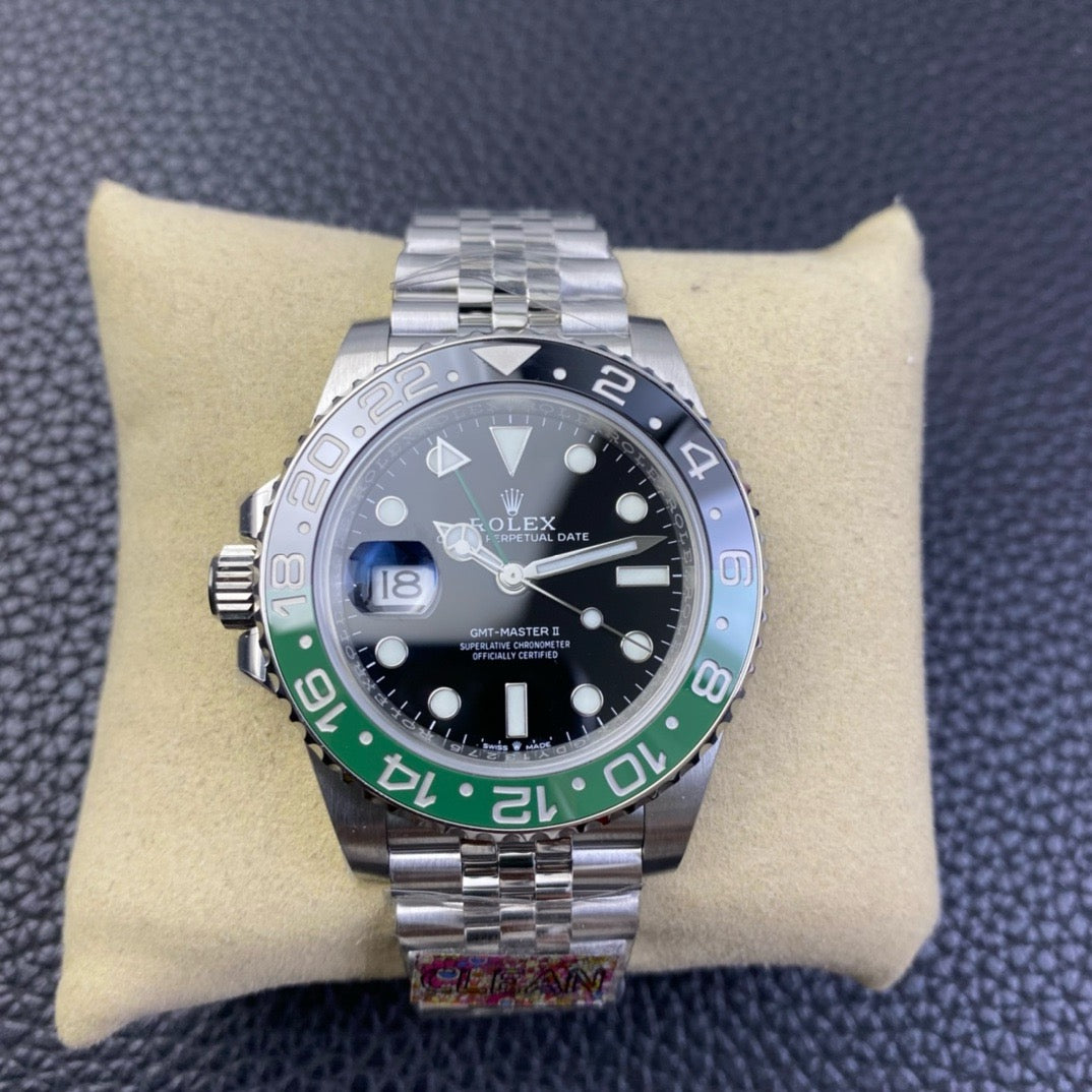 GMT Master II 126720 VTNR 904L SS Clean Factory 1:1 Best Edition on Jubilee Bracelet DD3285 CHS