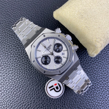 Royal Oak Chrono 26331 SS IPF 1:1 Best Edition White/Black Dial on SS Bracelet A7750