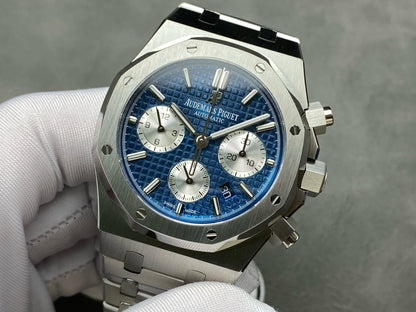 Royal Oak Chrono 26331 SS IPF 1:1 Best Edition Blue/White Dial on SS Bracelet A7750