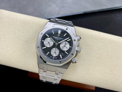 Royal Oak Chrono 26331 SS IPF 1:1 Best Edition Black/White Dial on SS Bracelet A7750