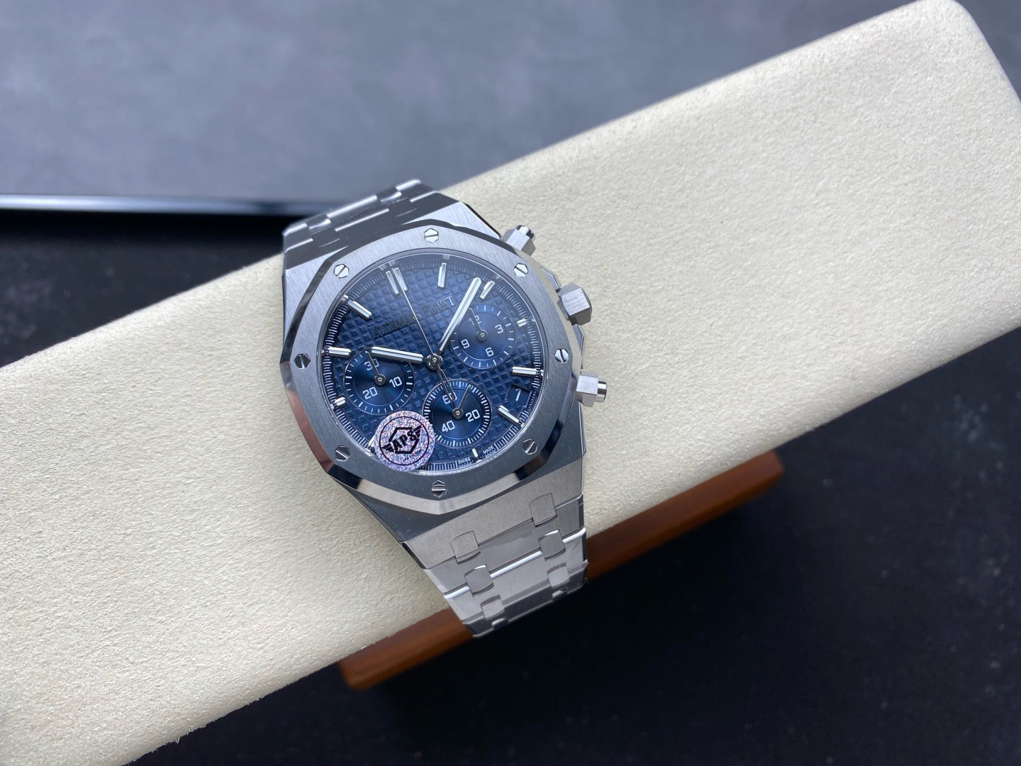 Royal Oak Chrono 26240 SS APSF 1:1 Best Edition Blue Dial on SS Bracelet SA4401 Super Clone