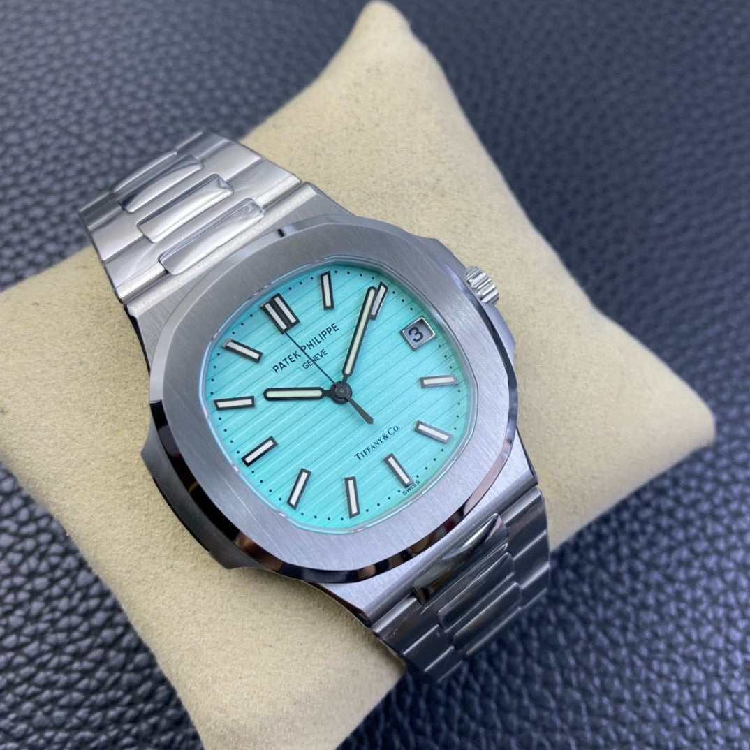 Nautilus 5711 3KF 1:1 Best Edition Tiffany Blue Dial on SS Bracelet A324 Super Clone V2