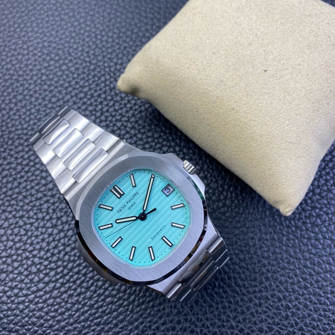 Nautilus 5711 3KF 1:1 Best Edition Tiffany Blue Dial on SS Bracelet A324 Super Clone V2