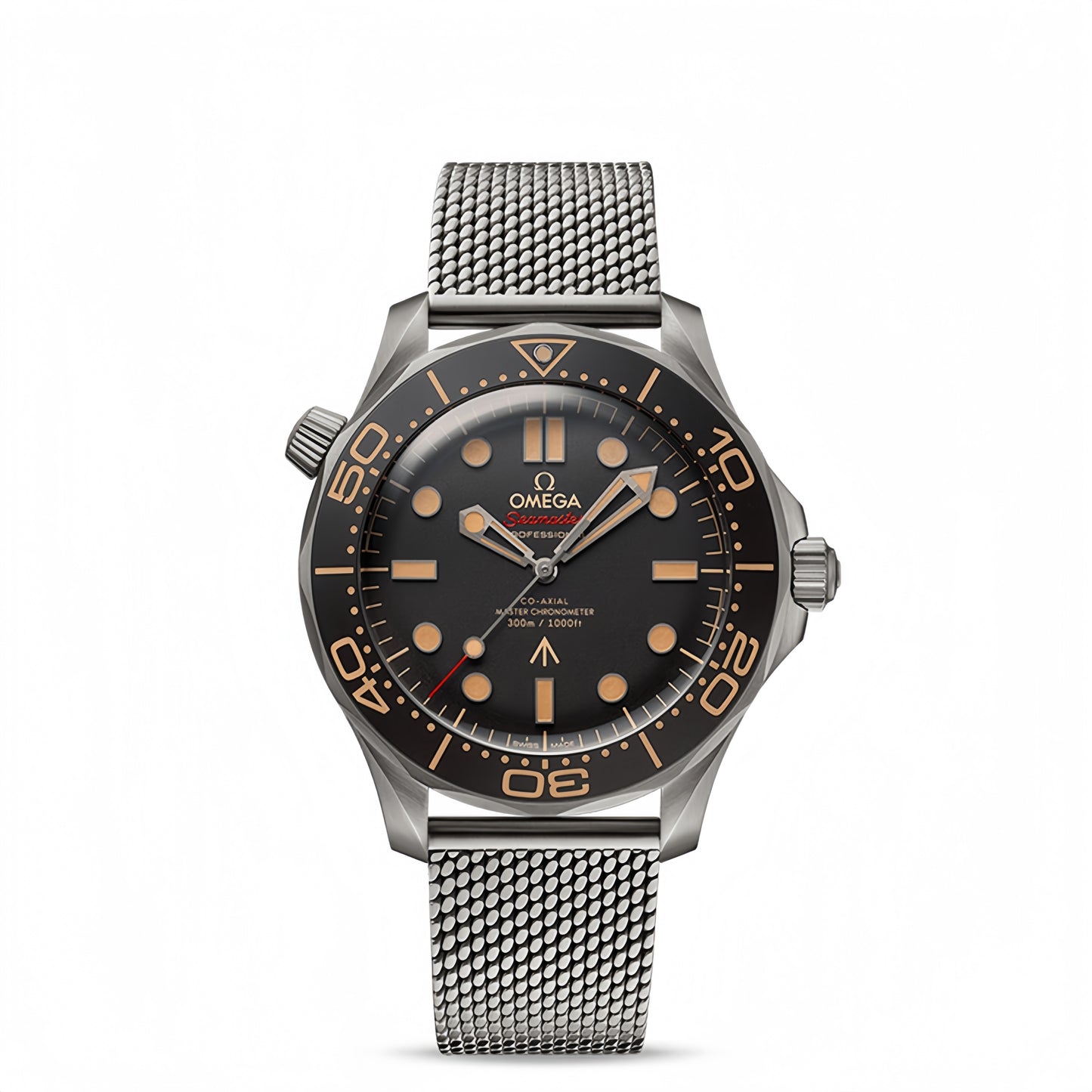 Seamaster 300 "No Time to Die" Limited Edition VSF 1:1 Best Edition on Titanium Mesh Bracelet A8806 V5